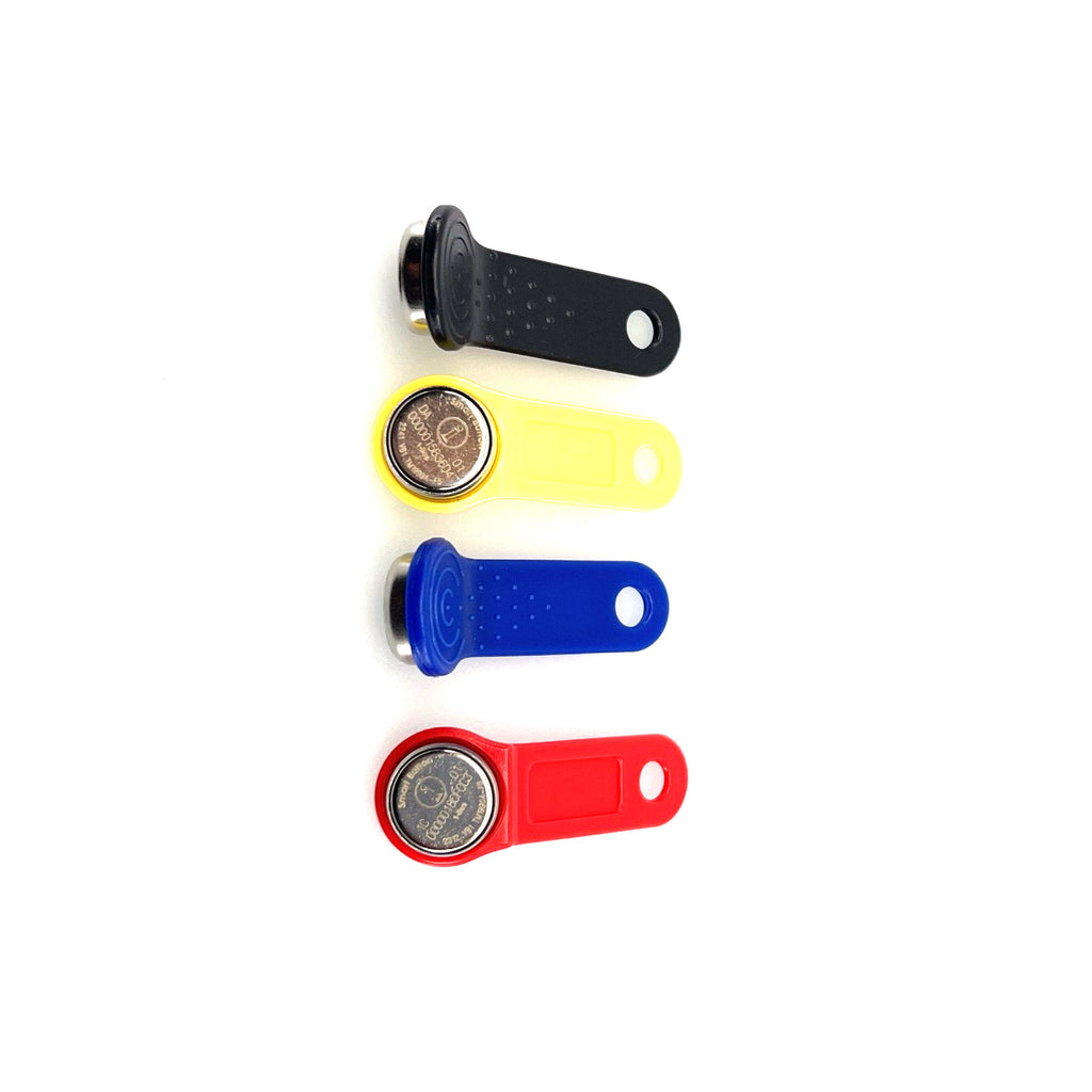 Smart button ibutton Dallas key blauw TM1990 3