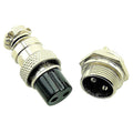 Chassis connector 2 polig incl stekker (set)
