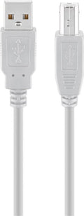 USB 2.0 Hi-Speed Kabel, grijs