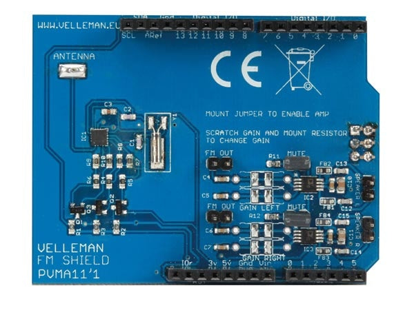 Fm radio shield voor Arduino® 3