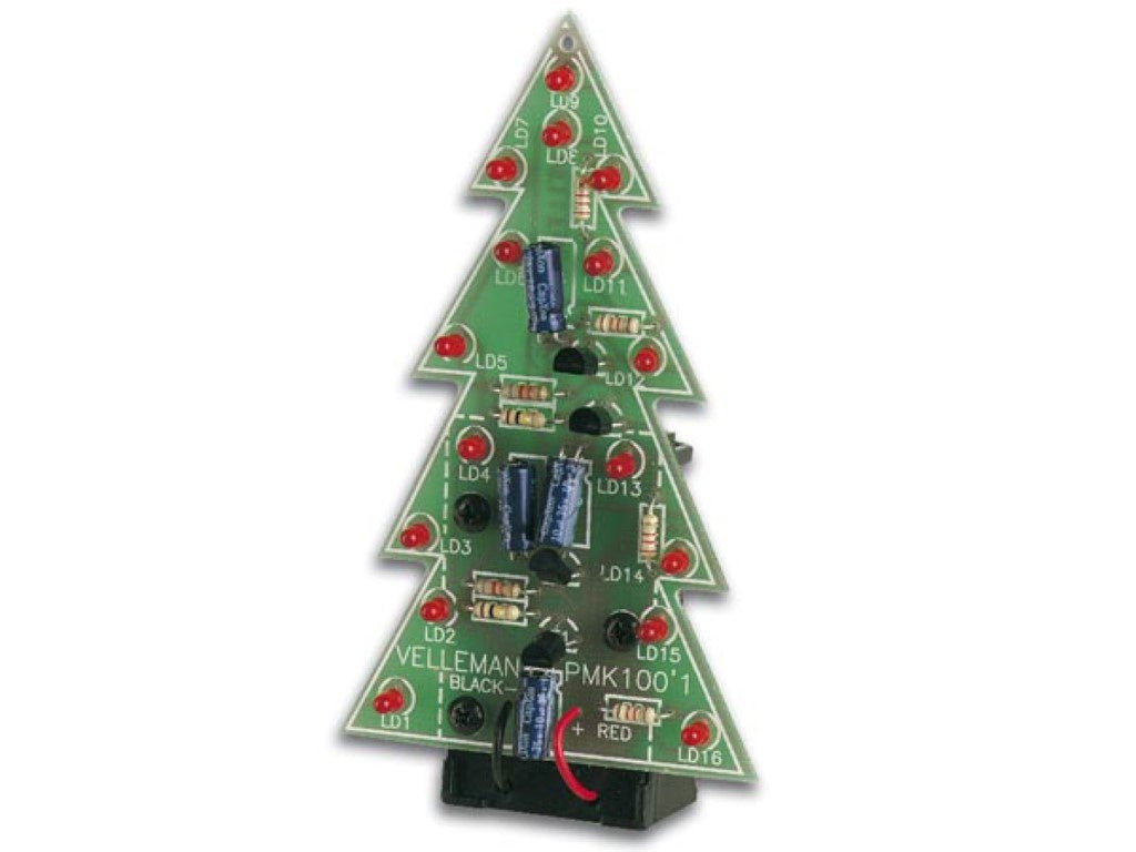 Kerstboom soldeerkit knipper leds
