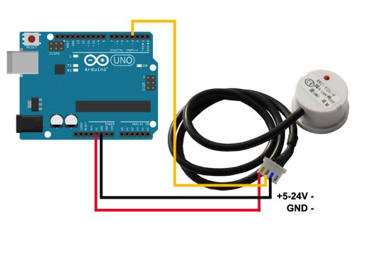 Contactloze capacitieve niveausensor voor vloeistoffen 3