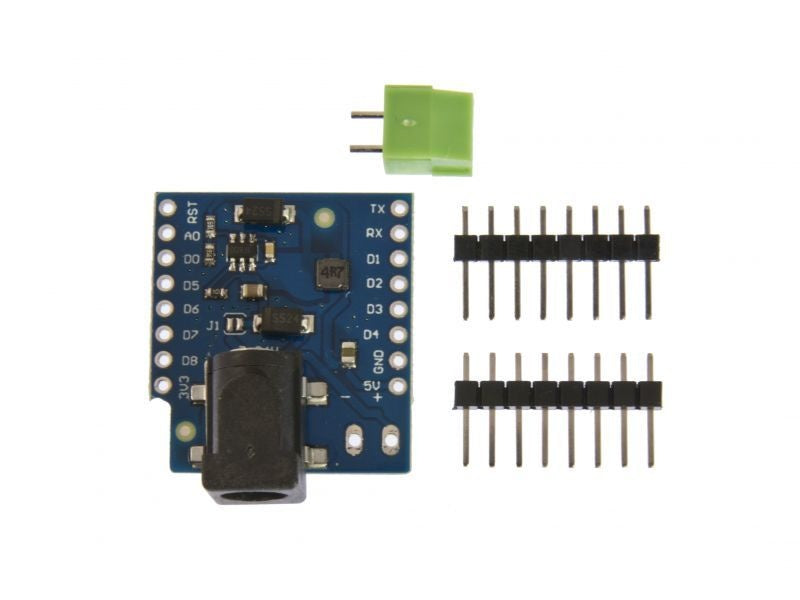 WeMos D1 Mini DC Power Shield