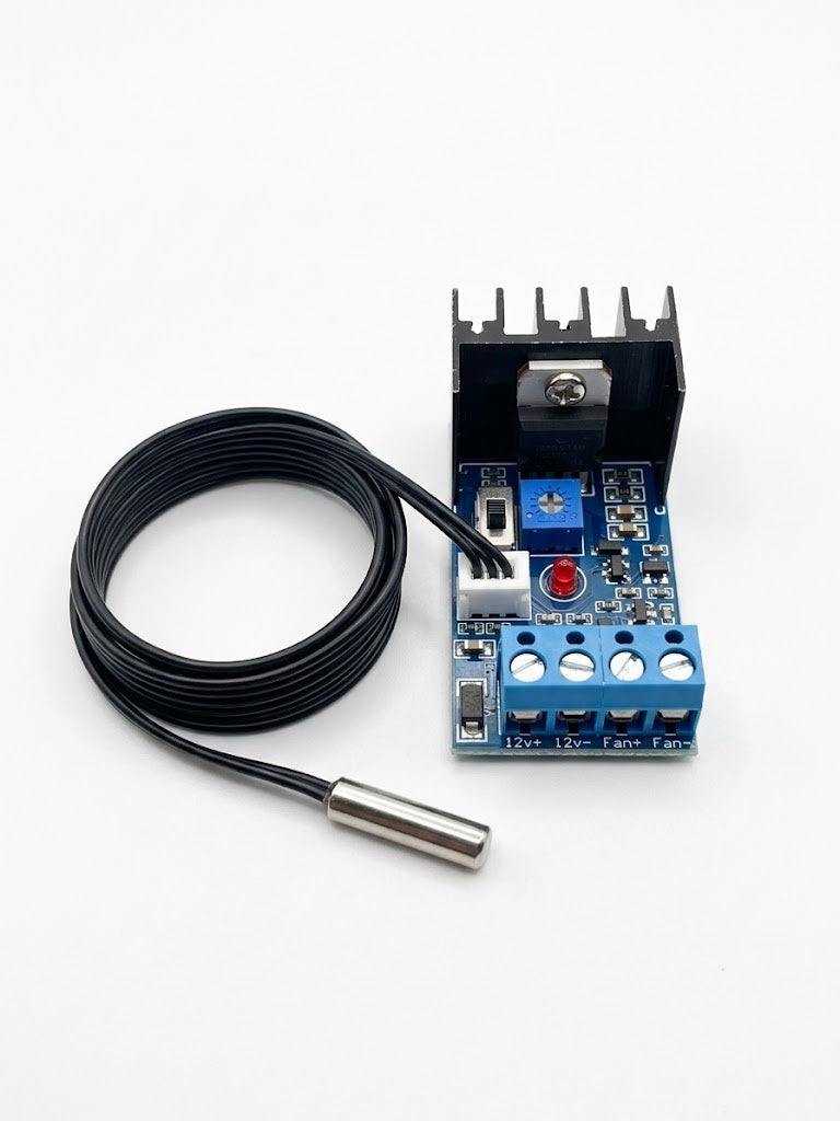 12V Temperatuurgestuurde Ventilator (Fan) Snelheidsregelaar