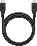 USB-C-kabel, 3 m, zwart
