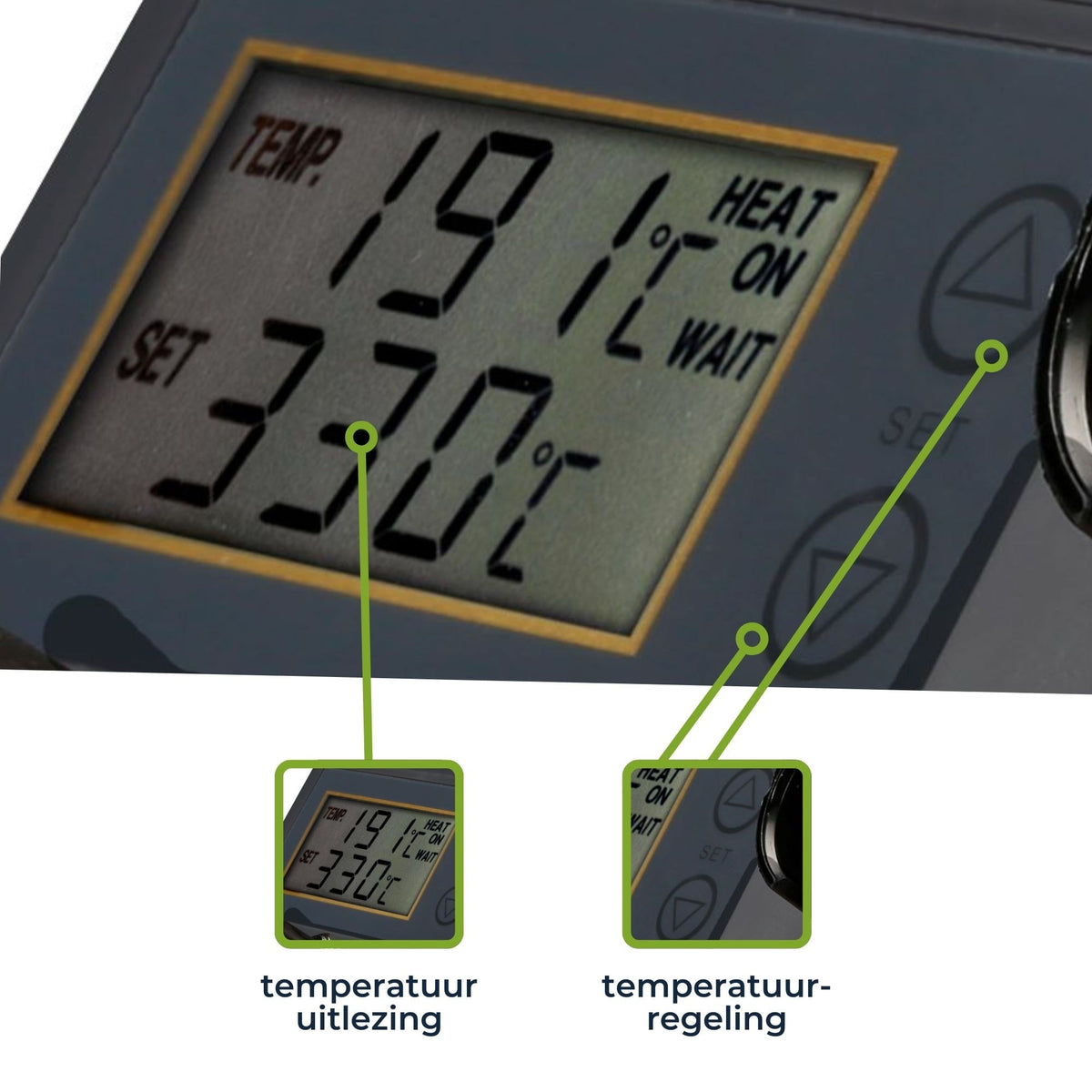 Soldeerstation 48 W met LCD-display